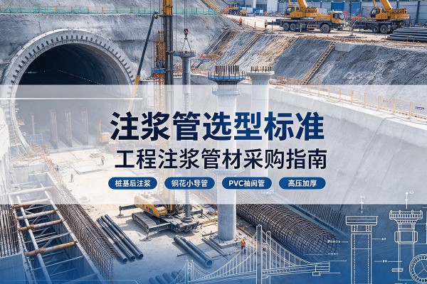 湄潭注浆管选型标准