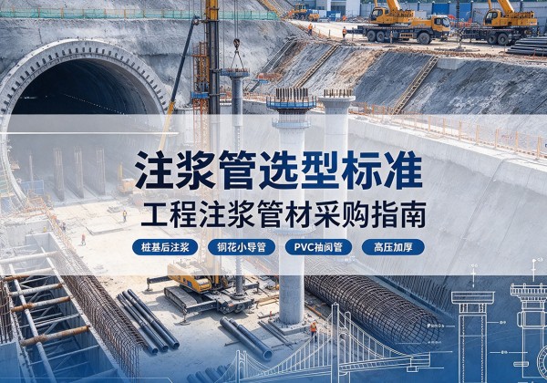 湄潭注浆管选型标准